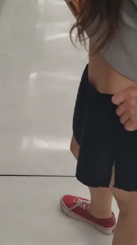 Girl Teasing Her Shaved Pubis Part 11