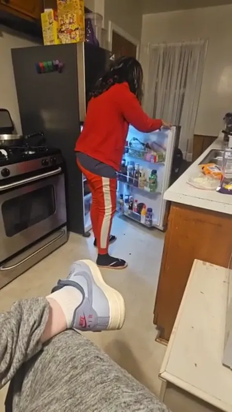 Helping mommy in the kitchen Part 2