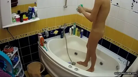 Hot Babe shaving pussy caught on hidden camera Part 21