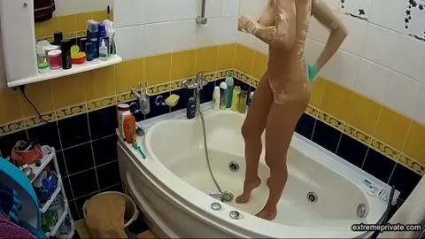 Hot Babe shaving pussy caught on hidden camera Part 27