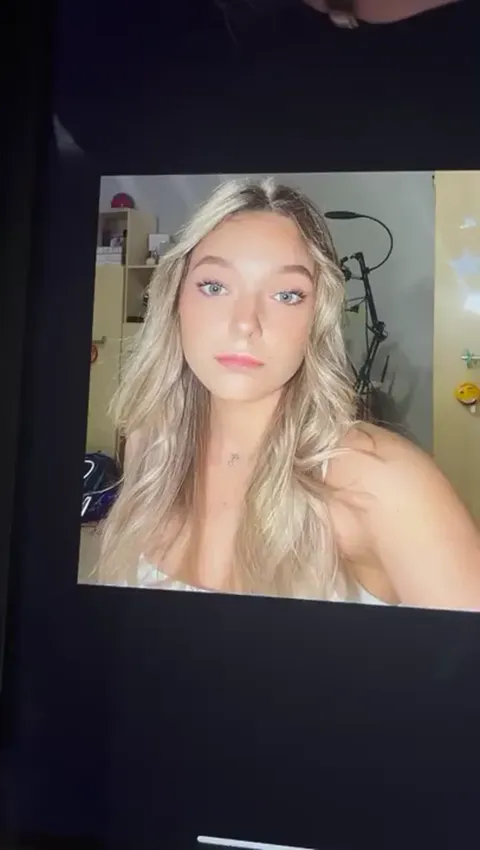 jerk tribute of my real sister (not my dick) Part 1