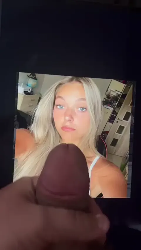 jerk tribute of my real sister (not my dick) Part 1