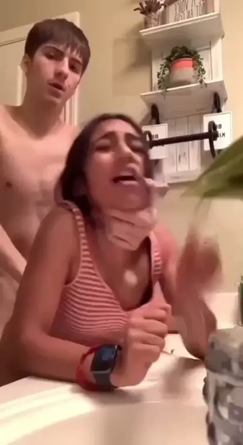 Loud moaning Girl fucked in bathroom Part 1