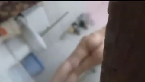 My hot College friend got Spied naked in shower Part 1