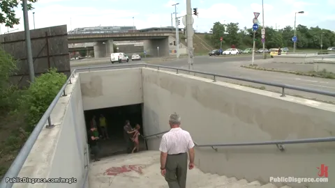 Natural busty Romanian anal public sex Part 16