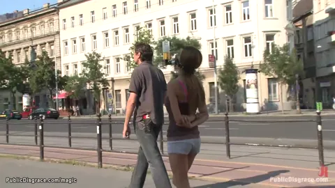 Natural busty Romanian anal public sex Part 4