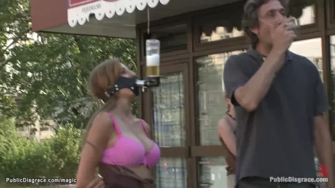 Natural busty Romanian anal public sex Part 9