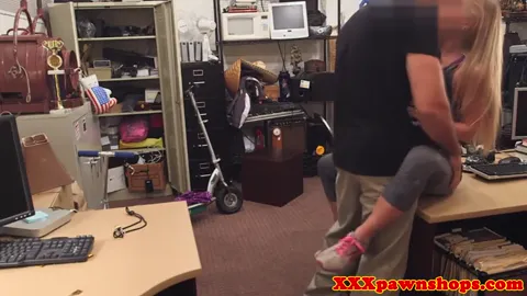 Pawnshop bimbo cocksucking for cash Part 22