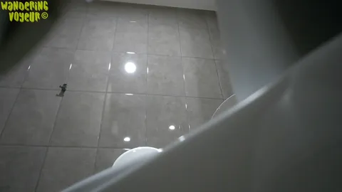 RUSSIAN PUBLIC TOILET HIDDEN SPY CAM-VIDEO Part 1