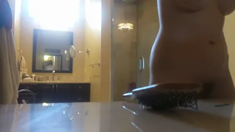 Sister home for winter break caught showering Part 38