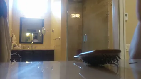 Sister home for winter break caught showering Part 39