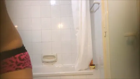 Skinny babe caught showering Part 6