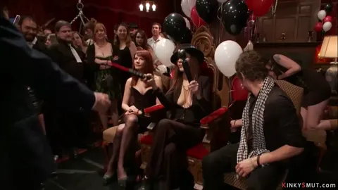 Slaves butts hard whipped in public Part 1