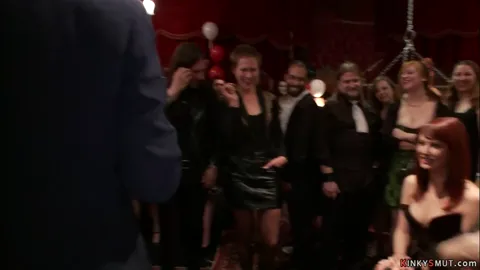 Slaves butts hard whipped in public Part 2