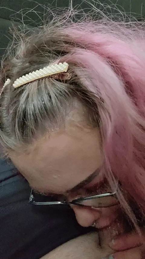 Slutty co-worker loving cock in office