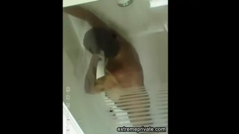 Stepmom soaps her big tits in the shower Part 23