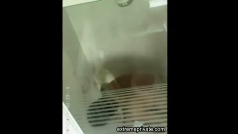 Stepmom soaps her big tits in the shower Part 25