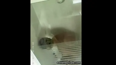 Stepmom soaps her big tits in the shower Part 30