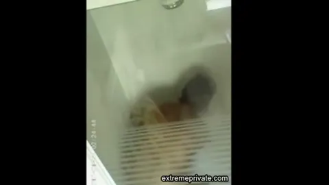 Stepmom soaps her big tits in the shower Part 34