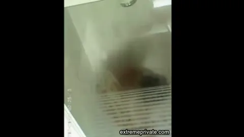 Stepmom soaps her big tits in the shower Part 37
