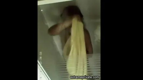 Stepmom soaps her big tits in the shower Part 57