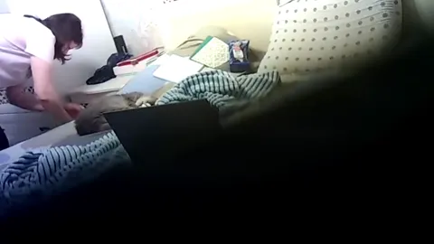 Stepmom watching porn and masturbating (hidden cam Part 2