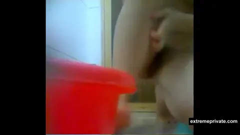 stepsister washing her hairy pussy Part 30