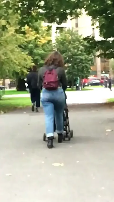 Super hot mom ass walk Part 1