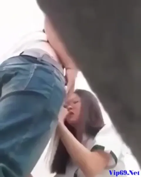 teen caught giving blowjob in bathroom hidden cam Part 3