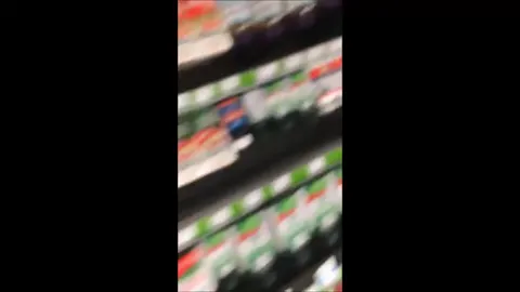 upskirt blonde in store Part 1