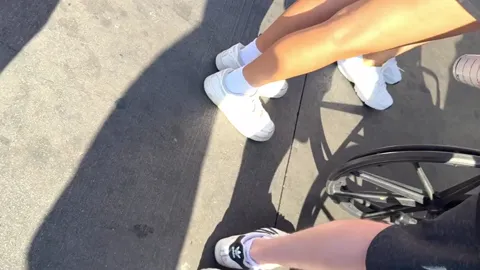 Upskirt - Curly Hair Teen Part 1
