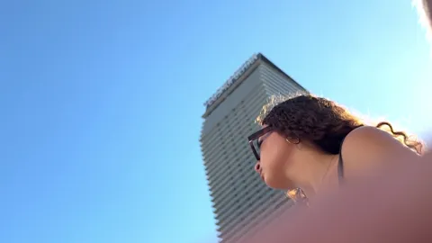 Upskirt - Curly Hair Teen Part 2