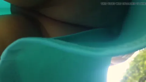 Upskirt of Pantiless Teen in Park Part 2