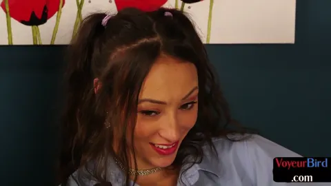 Voyeur CFNM college babes tease guy Part 24