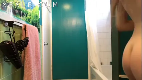 Voyeur teen after shower part 3 Part 23
