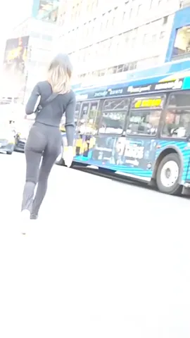 Walking see thru leggings Part 30