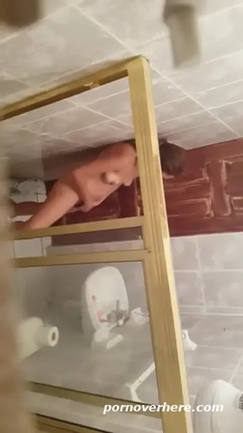 Woman Caught Masturbating in Shower Through Window Part 3